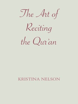 cover image of The Art of Reciting the Qur'an